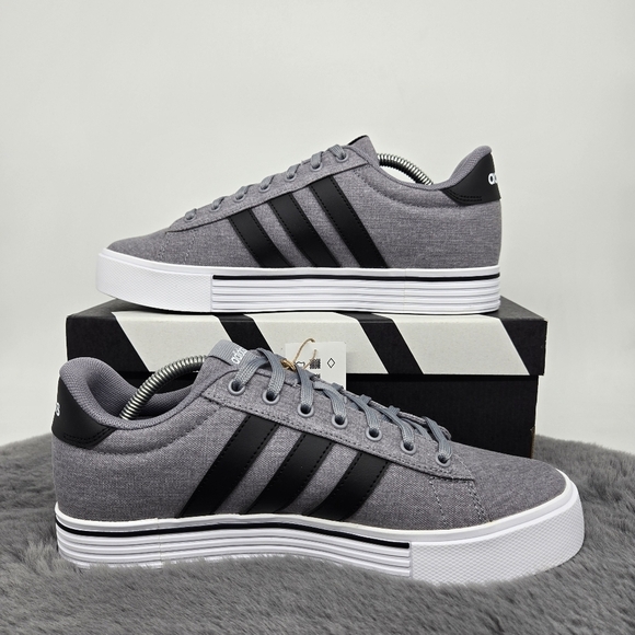 New adidas Daily 4.0 Grey Core Black Men\'s Shoes Size 9 main image 4